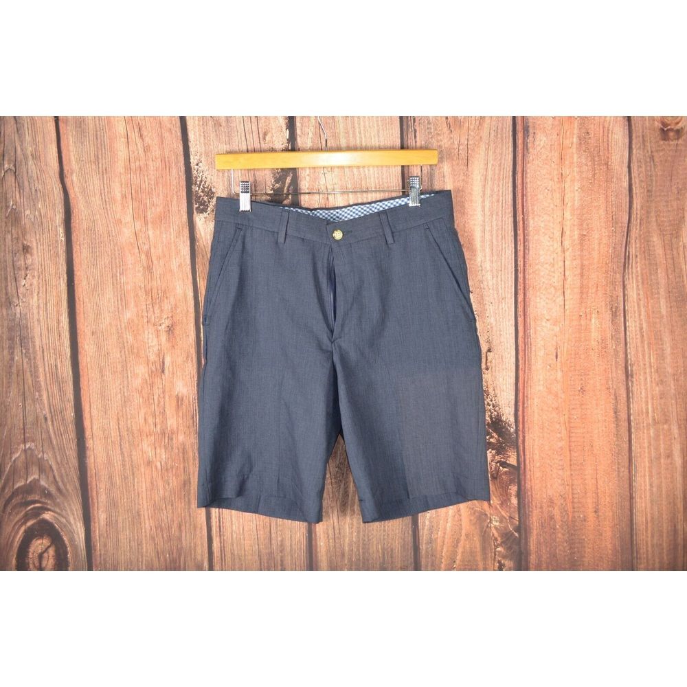 Turtleson Golf Shorts Mens‎ Size 30 Navy Blue Flat Front Chino 9"
